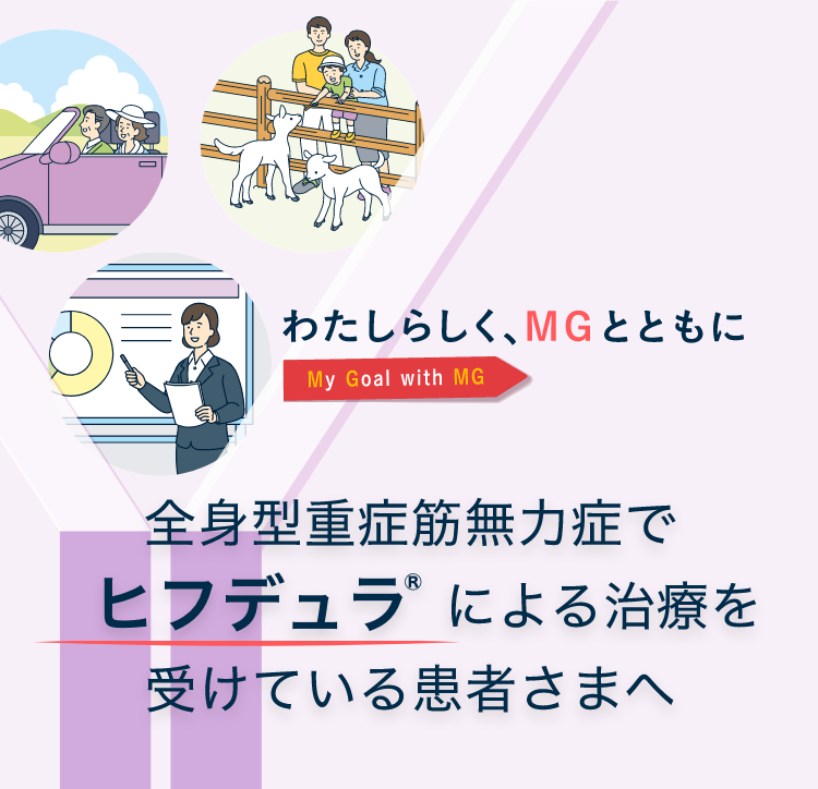 全身型重症筋無力症でヒフデュラ®による治療を受けている患者さまへ